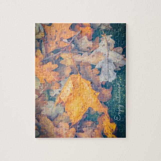 Puzzle Feuilles d'automne flottantes (Vertical)