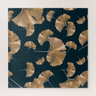 Puzzle Feuilles de paume de ginko tropical, motif hawaïen