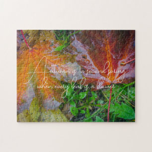 Puzzle Feuilles d'érable rouge