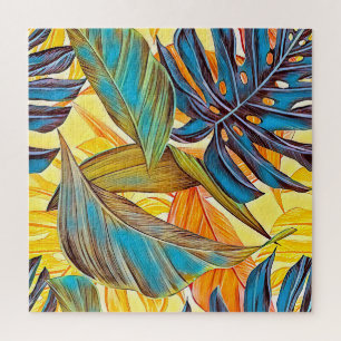 Puzzle Feuilles en couleurs