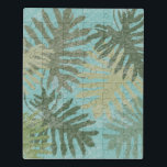 Puzzle Feuilles tropicaux défraîchis<br><div class="desc">"Faded Tropical Feuilles I" de Jade Reynolds. Il présente une collection de feuilles tropicaux dans un style défraîchi.</div>