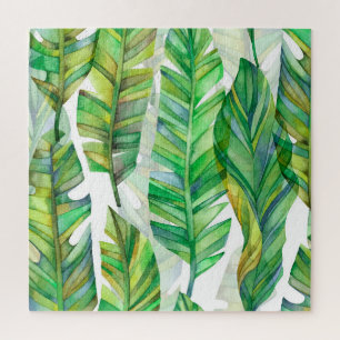 Puzzle Feuilles tropicaux : Motif imperméable