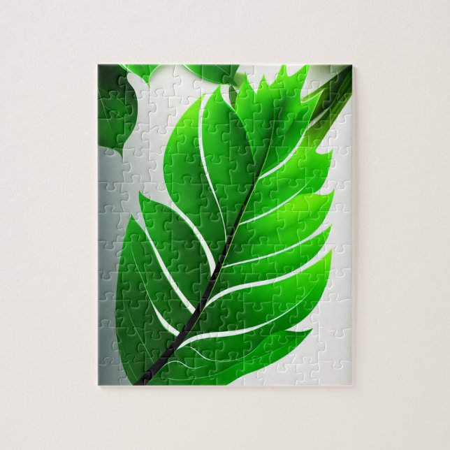 Puzzle Feuilles verts (Vertical)