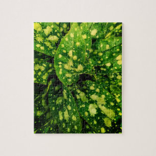 Puzzle Feuilles verts, avec motif