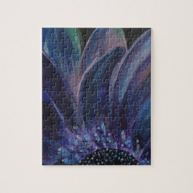 Puzzle Feuilles violets (Vertical)