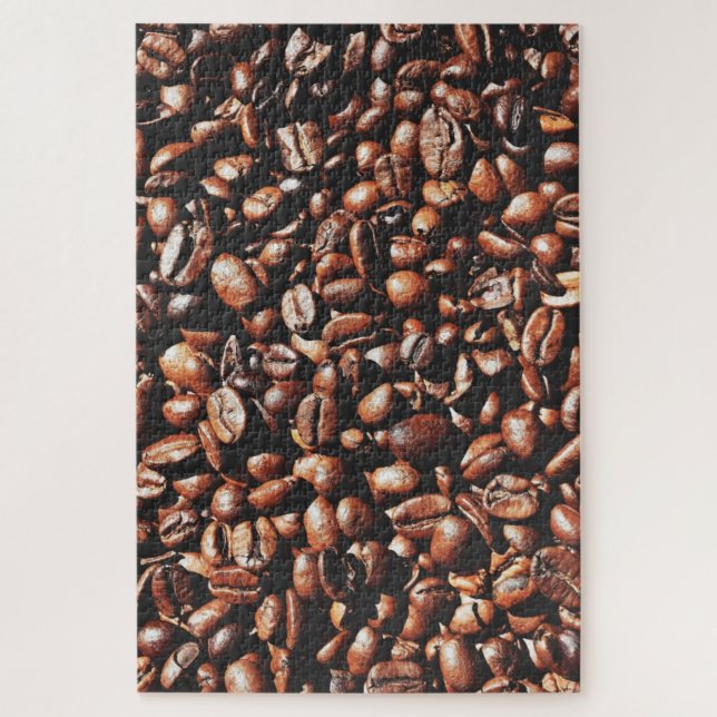 Puzzle Fèves de café aromatiques - I Love Coffee - (Vertical)