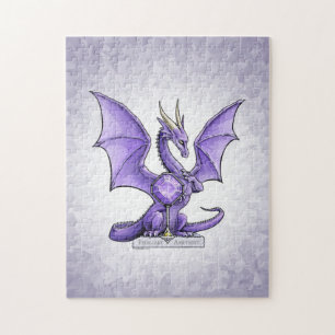 Puzzle Février Birthstone Dragon - Amethyst