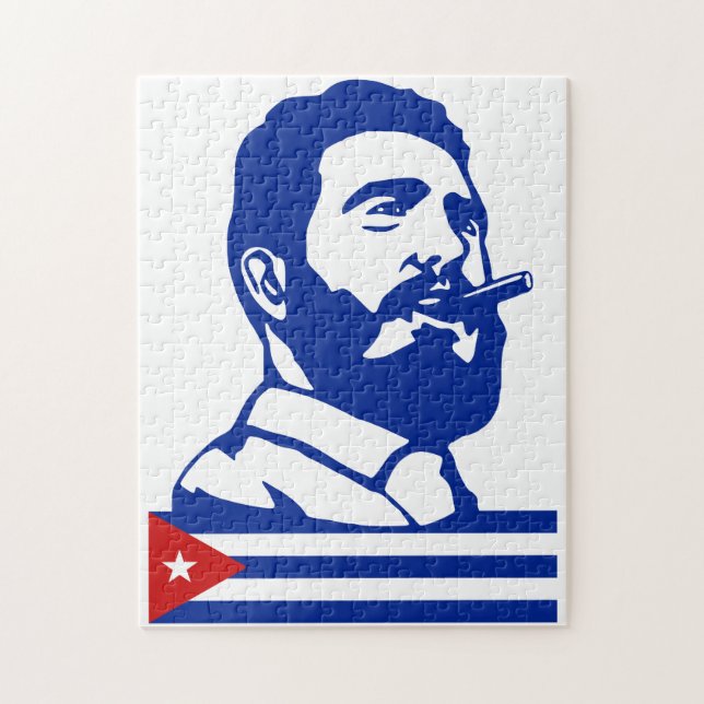 Puzzle Fidel Castro, Président, Révolution, Cuba, La Hava (Vertical)