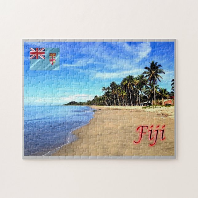 Puzzle Fidji - Plage - (Horizontal)
