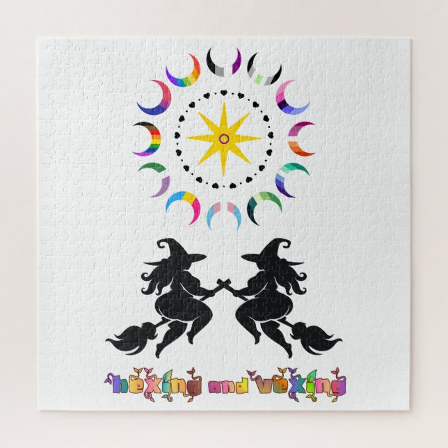 Puzzle Fierté Sorcière LGBTQ+ (Vertical)