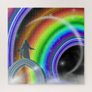 Puzzle Figure mystérieuse à la Porte des étoiles interdim