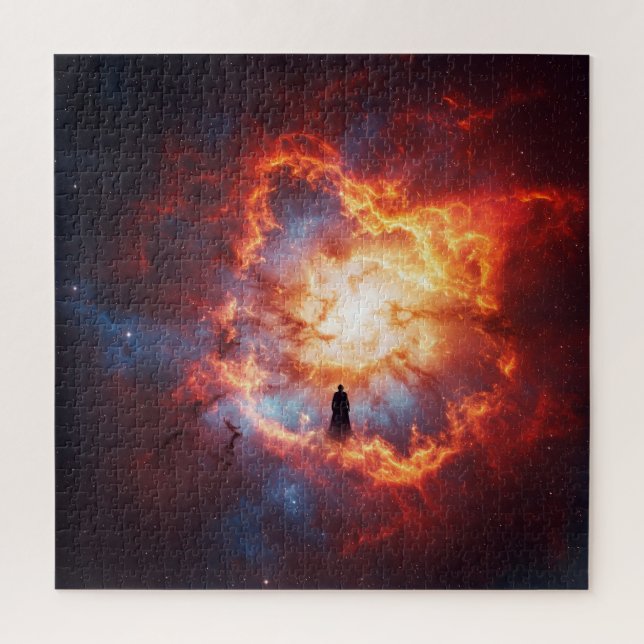Puzzle Figure noire solitaire dans Fireball Energy (Vertical)