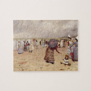 Puzzle Figures T29836 élégantes sur une plage, 1886