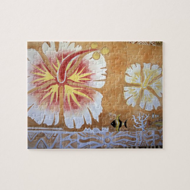 Puzzle Fiji, art mural. (Horizontal)