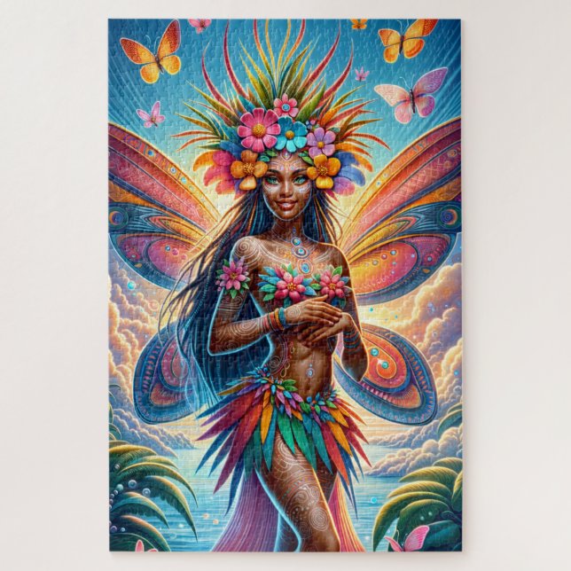 Puzzle Fijian Fairy (Vertical)