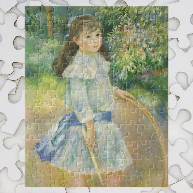 Puzzle Fille à la houppe par Pierre Renoir, Beaux-arts vi (Créateur téléchargé)