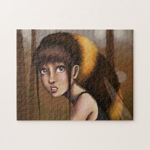Puzzle Fille abeille bourdon