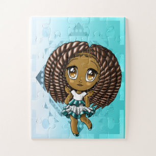 Puzzle Fille afro-américaine