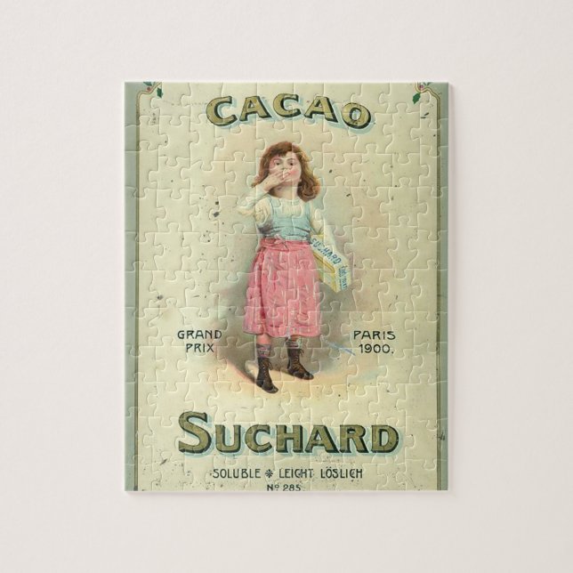 Puzzle Fille au sucre du baiser au chocolat victorien (Vertical)
