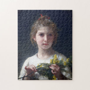 Puzzle Fille avec Mimosa, Bouguereau