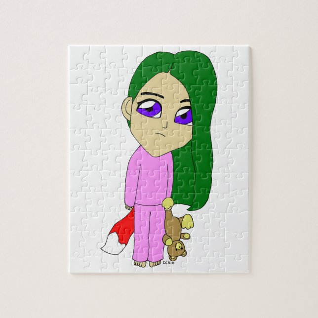 Puzzle fille chibi renarde (Vertical)