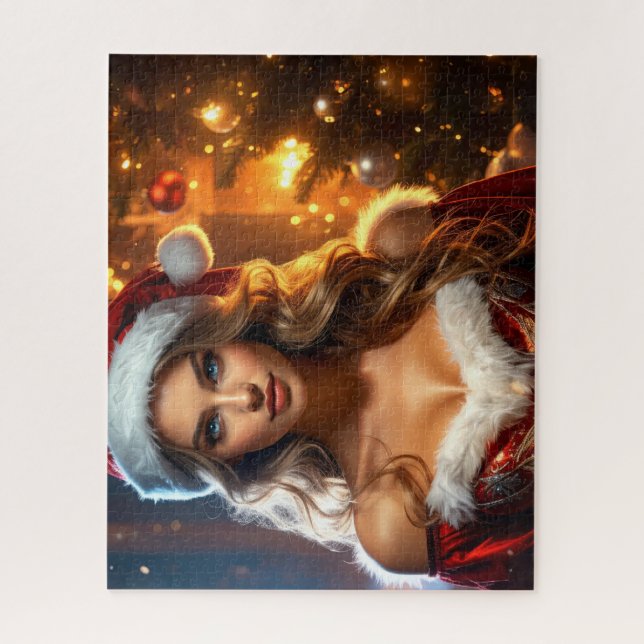 Puzzle Fille de Noël (Vertical)