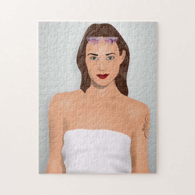 PUZZLE FILLE D'ÉTÉ (Vertical)