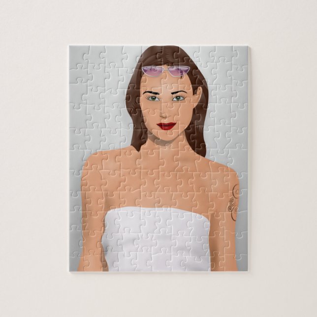 PUZZLE FILLE D'ÉTÉ (Vertical)