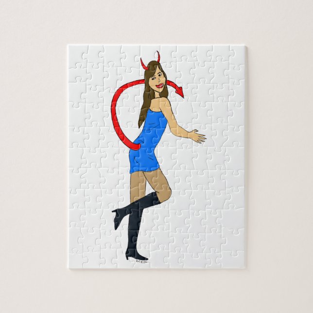Puzzle fille diabolique     (Vertical)