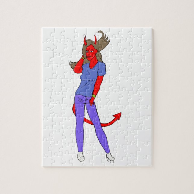 Puzzle fille diabolique    (Vertical)