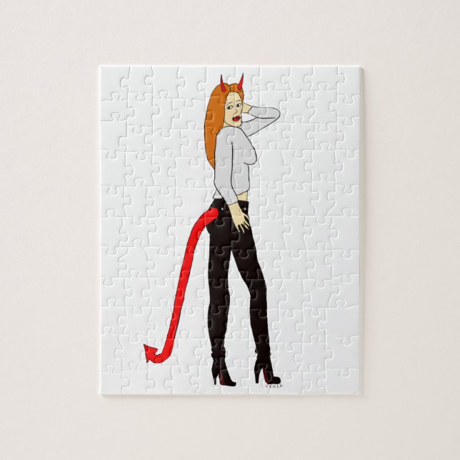 Puzzle fille diabolique     (Vertical)