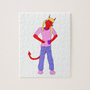Puzzle fille diabolique