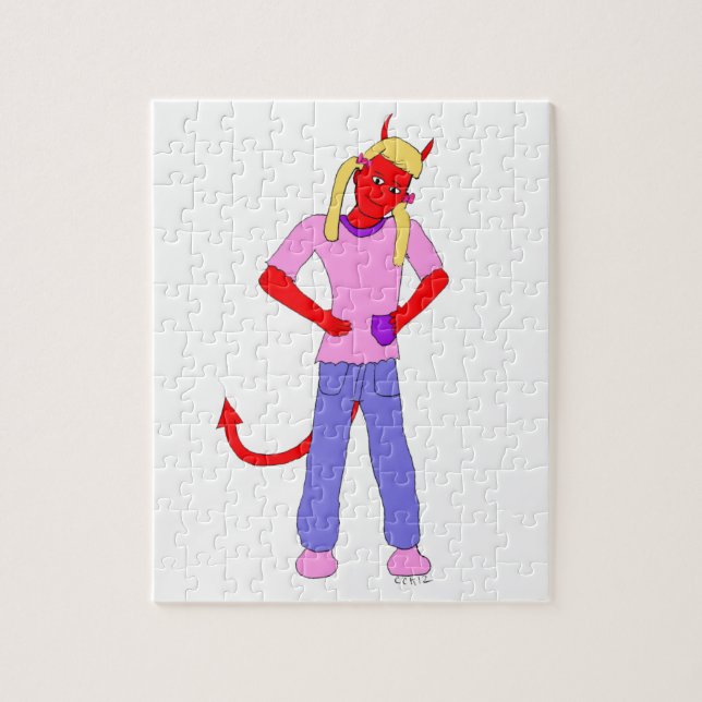 Puzzle fille diabolique    (Vertical)