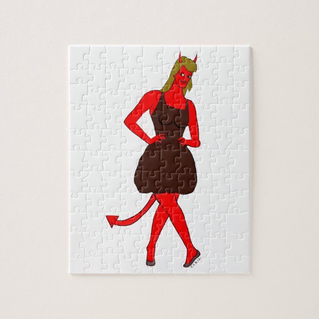Puzzle fille diabolique     (Vertical)