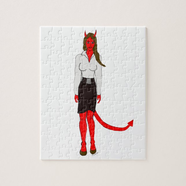Puzzle fille diabolique    (Vertical)