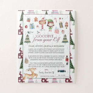 Puzzle Fille Elf   Lettre d'adieu aux elfes de Noël pour