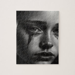 Puzzle Fille en larmes