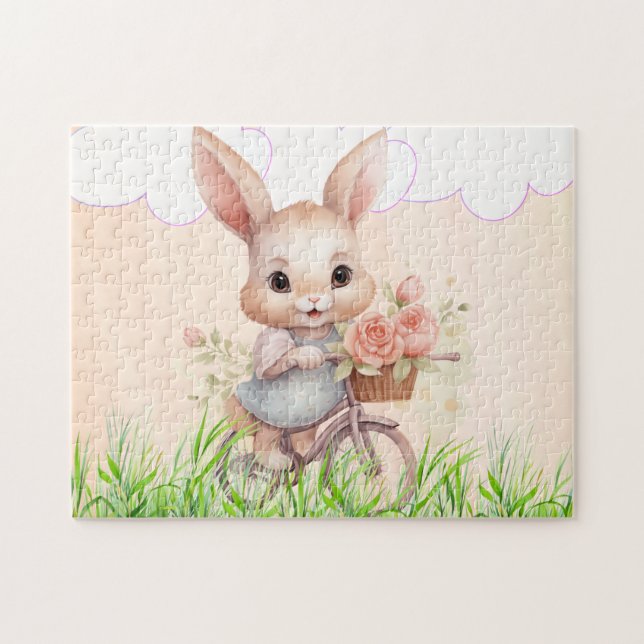 Puzzle Fille lapin (Horizontal)