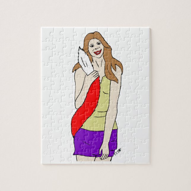 Puzzle fille maligne (Vertical)