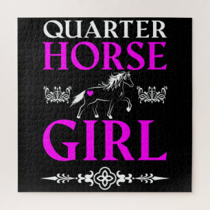 Puzzle Fille Quarter Horse  