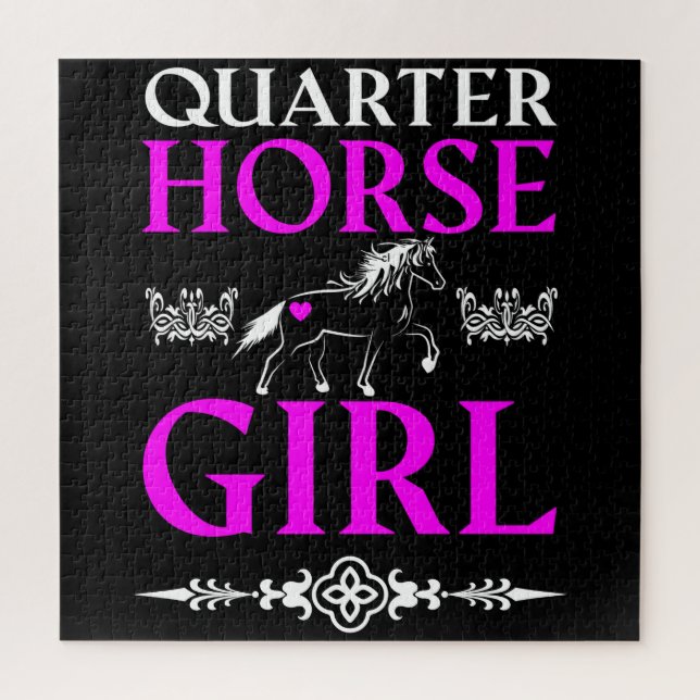 Puzzle Fille Quarter Horse   (Vertical)
