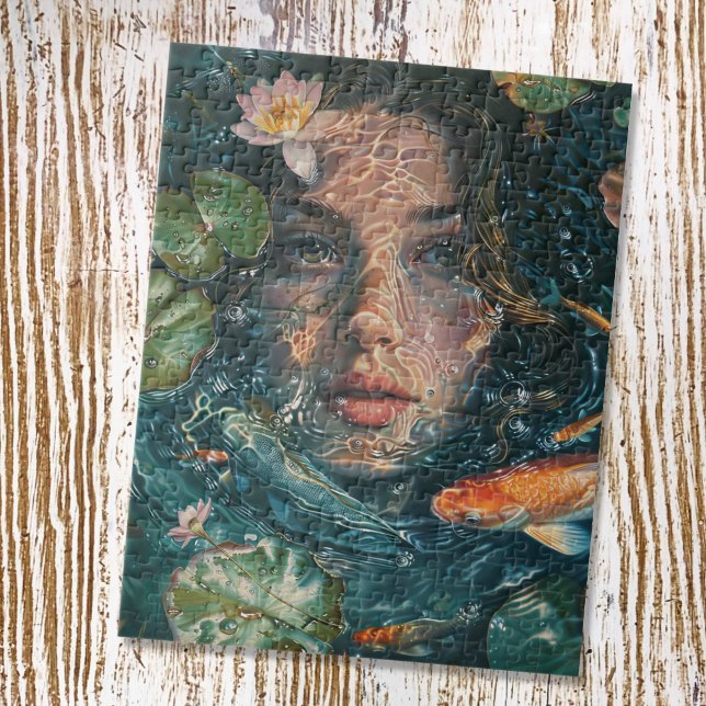Puzzle Fille sous l'eau (Créateur téléchargé)