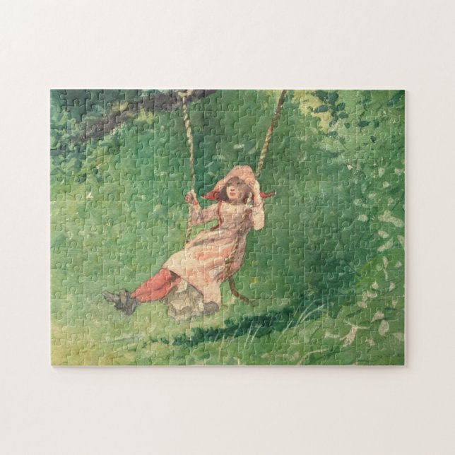 Puzzle Fille sur une aile (Enfance rurale) (Maison Winslo (Horizontal)