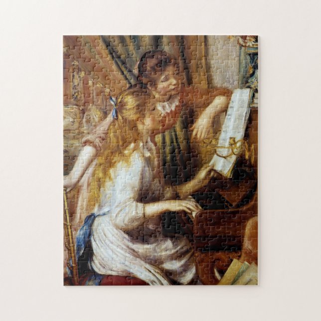 Puzzle Filles au piano (Vertical)