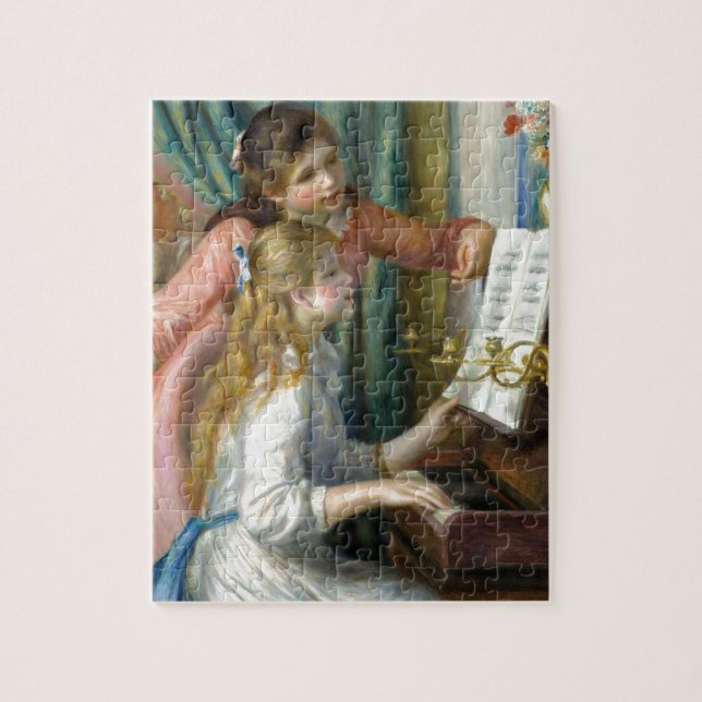 Puzzle Filles au piano (Vertical)
