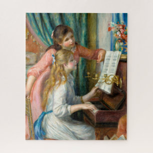 Puzzle Filles de Renoir au piano art impressionniste