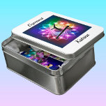 Puzzle Filles Gymnaste Balance poutre personnalisée<br><div class="desc">Filles Gymnastique Balance thème de poutre. Personnalisez ce design spécial avec le nom de votre gymnaste !</div>