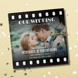 Puzzle Film Poster Film Reel Mariage unique Enregistrer l