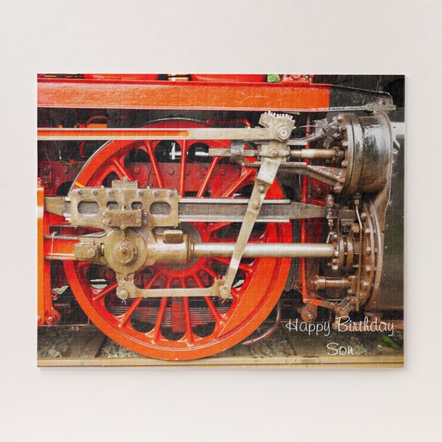 Puzzle Fils d'anniversaire. (Horizontal)