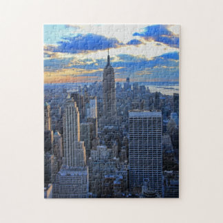 Puzzle Fin de l'après-midi NYC Skyline à l'approche du co